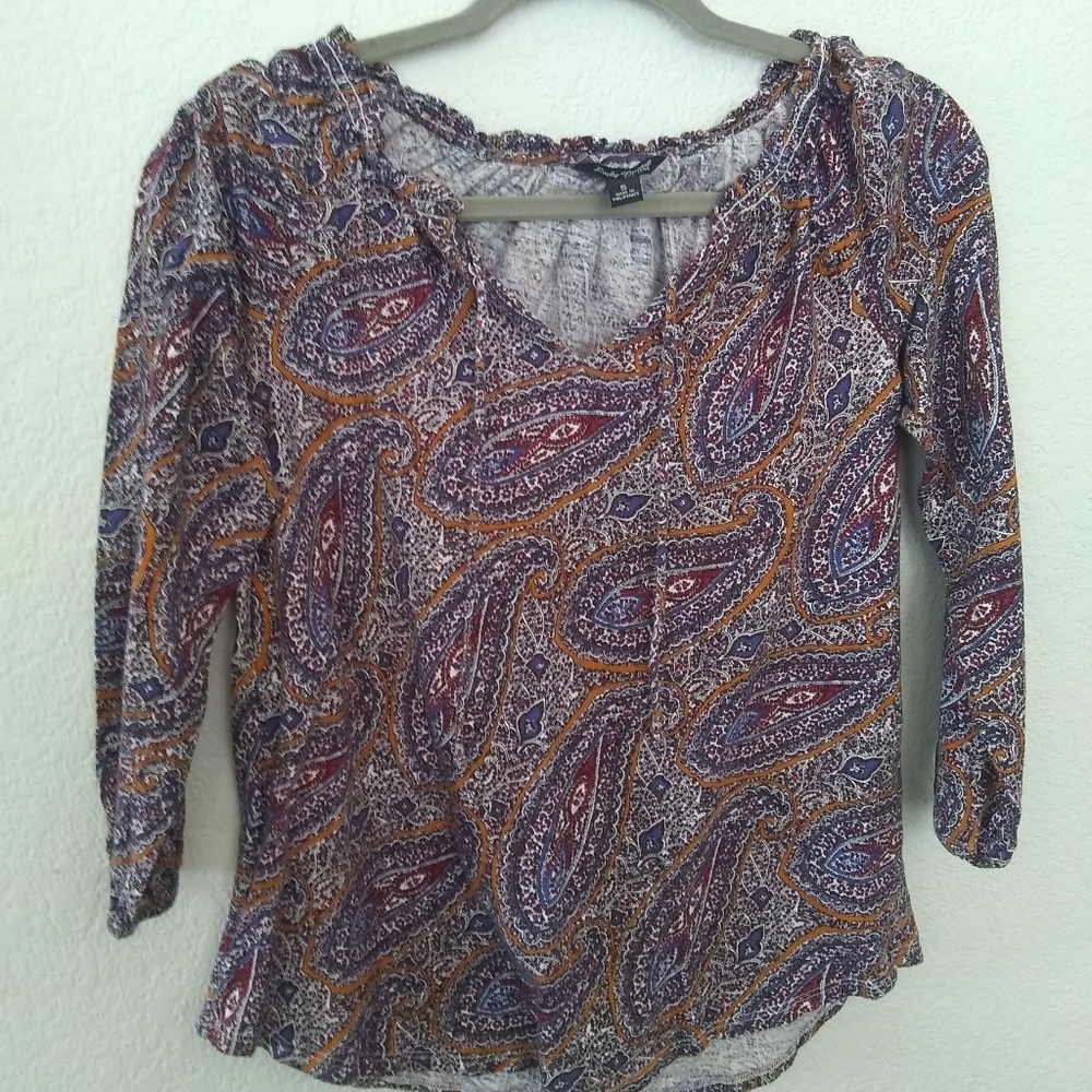 Lucky Brand Paisley top